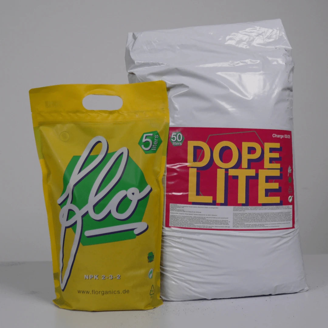 Die ideale Lösung für alle Grower - das Einstiegs-Bundle - Flo Dünger und Dope Lite
