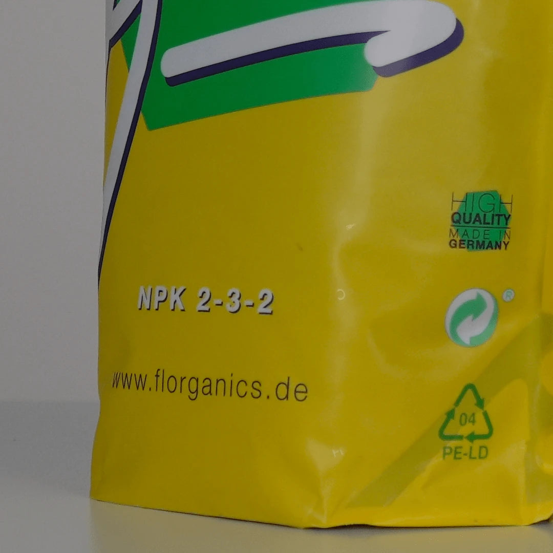 Florganics FLO NPK 2-3-2 Dünger 5 Liter Beutel 